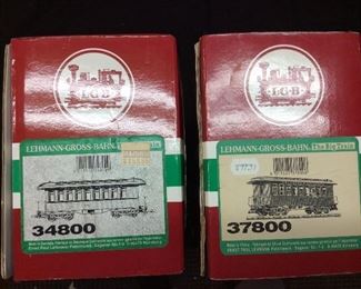 (2) LEHMANN GROSS & BAHN G SCALE PASSENGER CARS