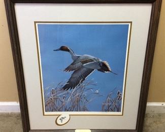 LARRY BARTON SIGNED #650/800 DUCK