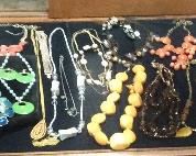 LARGE COSTUME JEWELRY GROUP #2, RINGS, NECKLACES, BRACELETS, EARRINGS