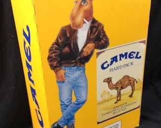 VTG. RJR CAMEL JOE TIN COVER FOR WASTE