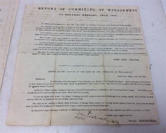 CIVIL WAR ERA CURRENCY & CORRESPONDANTS, PERSONAL LETTERS DATED 1864, 1867, 50c NC NOTE, $1 & $5 CONFEDERATE NOTES