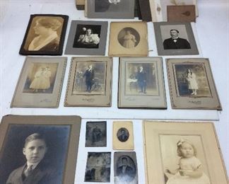 ANTIQUE TIN TYPE & EARLY PHOTOGRAPHY