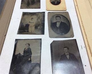 ANTIQUE TIN TYPE & EARLY PHOTOGRAPHY