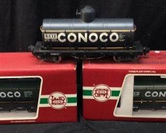 3 L.G.B. LEHMANN-GROSS-BAHN CONOCO OIL TANKER CARS, G SCALE 40805