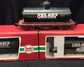 3 LEHMANN GROSS BAHN G SCALE GRAMPS OIL
TANKER CARS 46803,