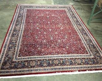 12’ BY 8’ HAND SPUN ORIENTAL AREA RUG