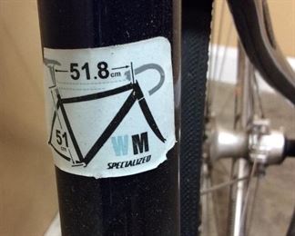 RUBY ELITE SPECIALIZED CARBON FIBER ROAD BIKE, SHIMANO BRAKES, GEARS, PEDALS, RETAILS $2000