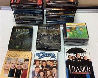 DVDs, BLUE RAYS & CDs