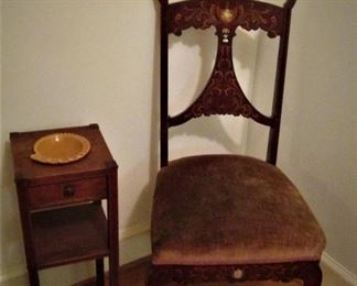 Antique Chair & Table
