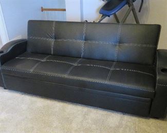 Fold out futon sofa bed