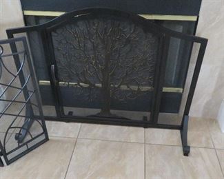 Fireplace screen