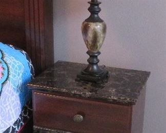 Nightstand and lamp - 1 of 2 sets
