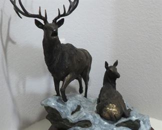 Bronze sculpture by Wyoming artist, R.G. Finney