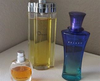 Women's fragrances - Realities by Liz Claiborne, Oscar by Oscar de la Renta, Belara by Mark Kay