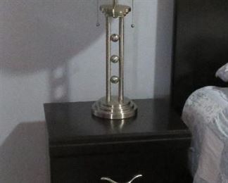 Nightstand, lamp - 1 of 2 sets