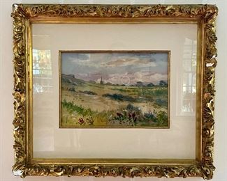 J. Ambrose Pritchard (1858 - 1905 Boston) Watercolor