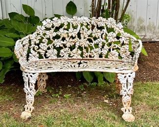 Wrought Iron Bench