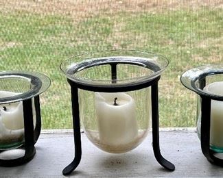 Iron Candleholders 