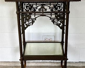 Ornate Antique Marble Top Table 