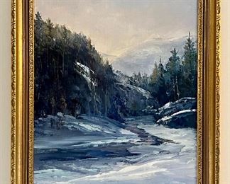 "North Country" Oil Painting by Harold Putnum (Massachusetts)