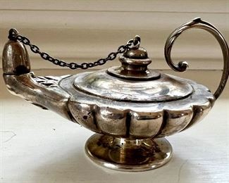 Sterling Silver Genie Lamp