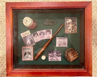 Baseball Memorabilia Shadowbox 