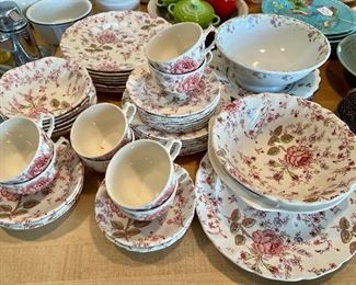Rose Chintz Dishes
