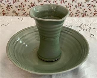 Simon Pearce Vase & Bowl