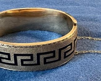 14K Greek Key Bracelet