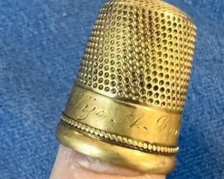 14K Thimble