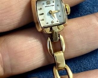 Vintage 1954 Hamilton 14K Watch