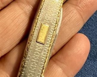 Platinum & 14K Pocket Knife