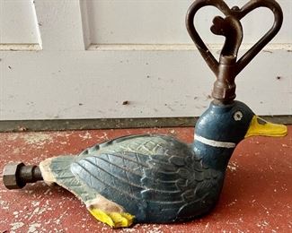 Cast Iron Duck Water Sprinkler