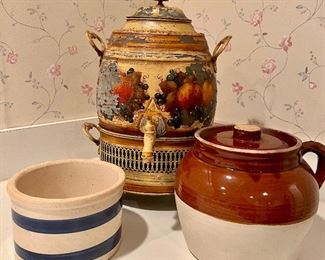 Pottery items