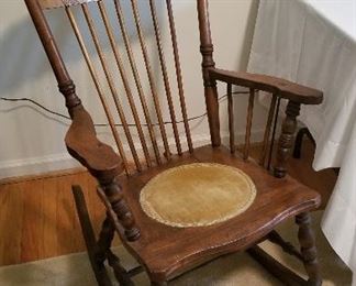 Oak rocking chair