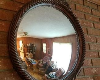 Federal eagle convex mirror