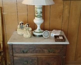 Marble top washstand