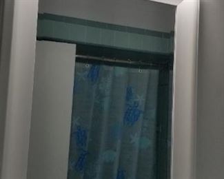 Updated mirror & vanity light