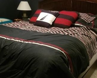 Handsome Nautica king bedding 