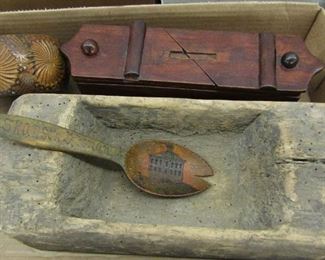 Vintage Puzzlebox Norwegian spoon