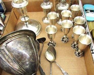 Box of sterling silver