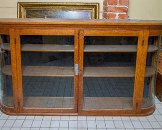Oak Display Cabinet