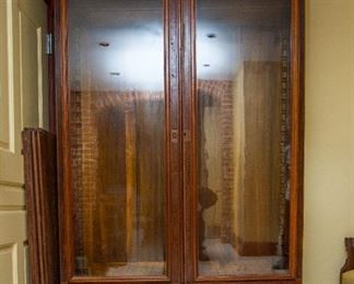 Antique Walnut Bookshelf or Display Knockdown