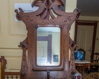 Antique Walnut Mirror