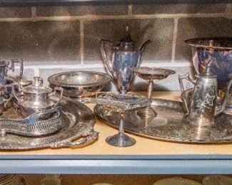 Silver plate Serving Pieces