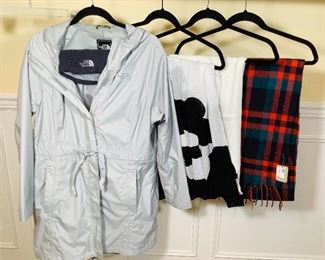 MACA322 Northface Jacket, Hat And Scarves