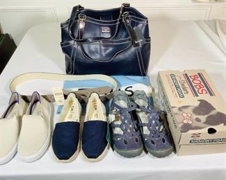 MACA324 New Tagged Merchandise, Bobs, Toms, Rothys Shoes, LizCo Handbag
