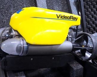 VideoRay Pro 4 ROV (Remote Operated Underwater Vehicle), Includes ROV, Control Panel, Hand Controller, Tether, & Manual In Hard Cases