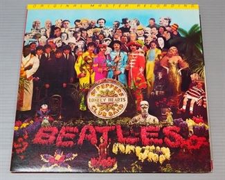 The Beatles Sgt Peppers Lonely Hearts Club Band Original Master Recording Vinyl LP, With Cutouts