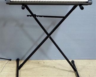 Korg Poly-800 Polyphonic Synthesizer With Collapsible Stand, No Cord, Untested, Sheet Music Stand, And Conductor's Wand